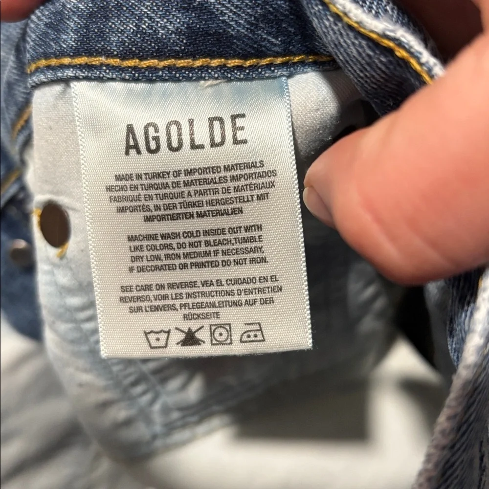 AGOLDE Dee denim shorts